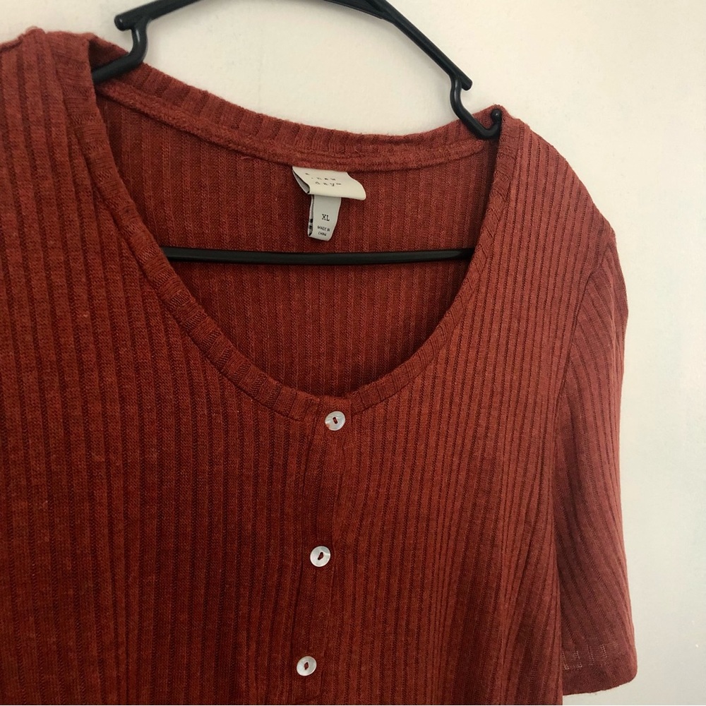 Burnt Orange A New Day Top